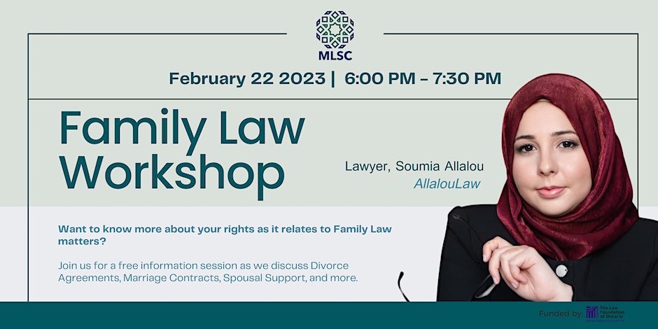 Muslim Legal Support Centre Family Law Workshop