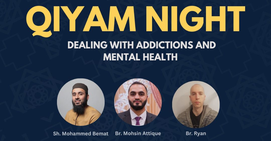 Muslim Association of Hamilton (MAH) Mental Health and Addictions Qiyam Night
