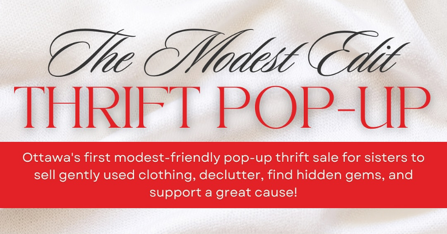 Human Concern International The Modest Edit: Ottawa's First Muslimah Thrift Pop-Up