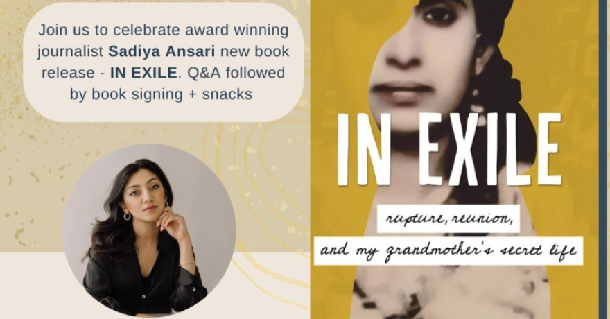 Book Lunch In Exile Memoir by Pakistani Canadian Sadiya Ansari