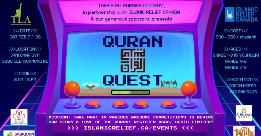Islamic Relief Canada Quran Quest 2026 Qur’an Competition for Children and Youth