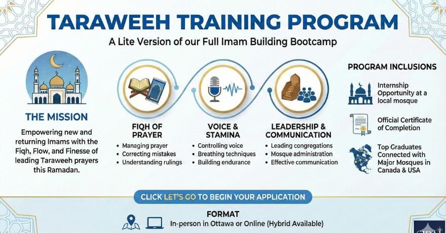 Siraj Institute From Qari to Imam: Taraweeh Training Program