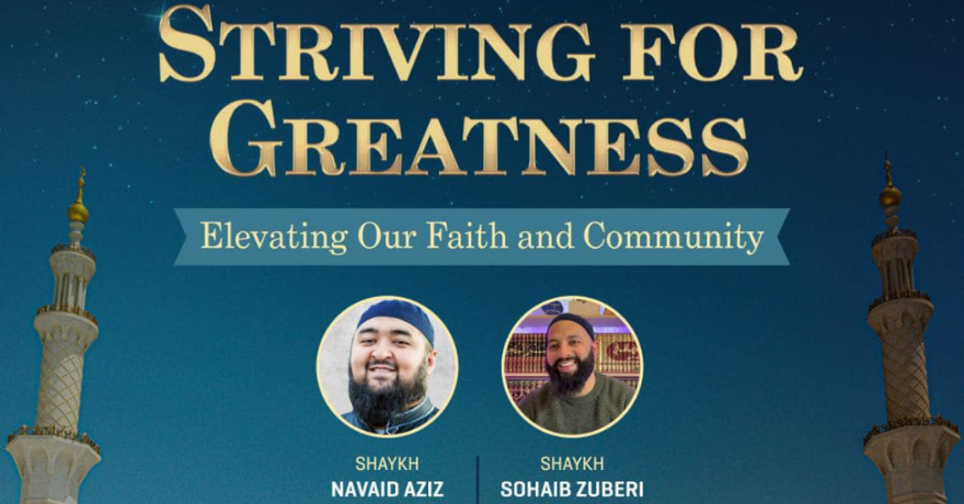 Islamic Relief Canada Striving for Greatness: Elevating Our Faith and Community | Regina