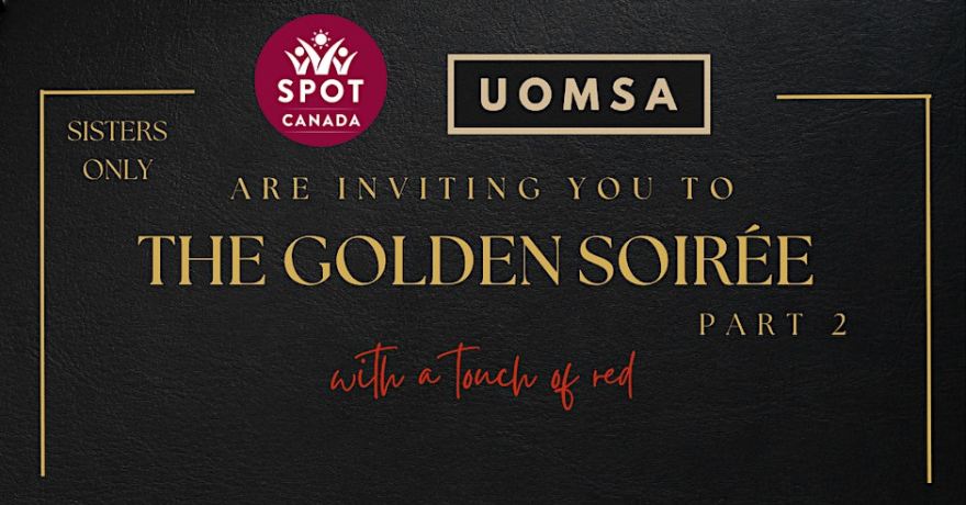 Spot Project Canada The Golden Soirée - With  A Touch Of Red