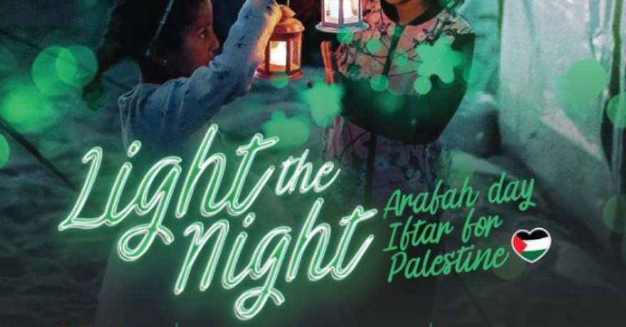 IDRF Light the Night Arafah Day Iftar for Palestine
