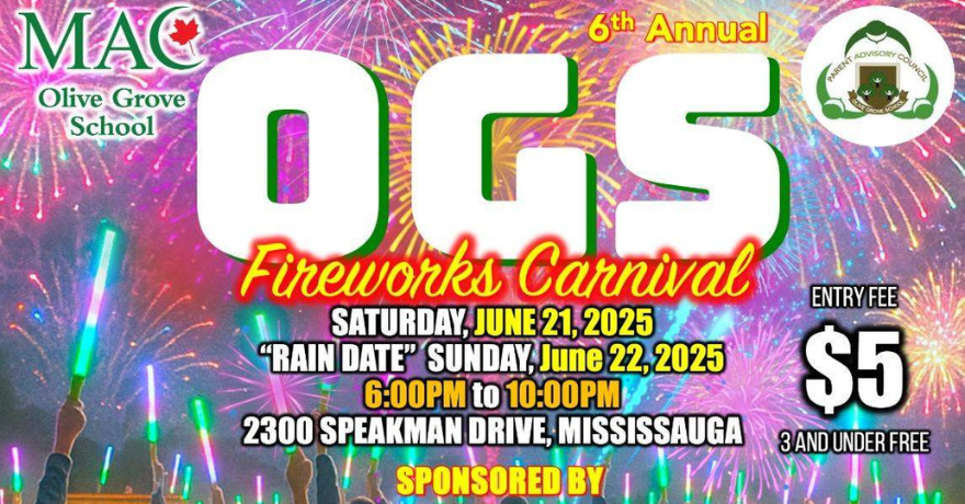 MAC Olive Grove Fireworks Carnival