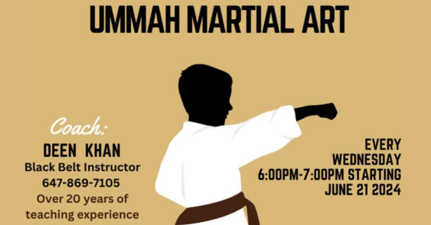Daleel Islamic Association Boys Martial Arts Program (Ages 5 to 17) Starts June 21