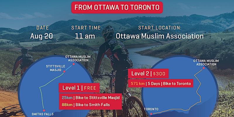 Islamic Relief Canada Cycle for Water Challenge | Ottawa to Toronto