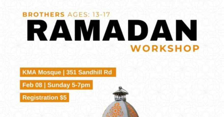 Ramadan Teens Kickoff Brothers 13 to 17