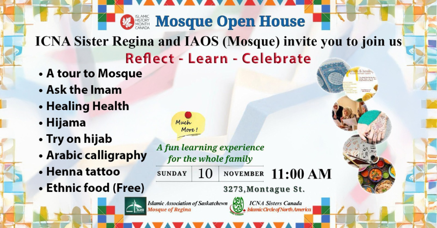 Islamic Association of Saskatchewan Regina Mosque Open House