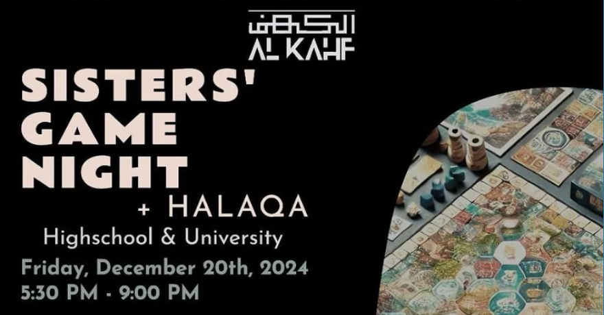 Islamic Information Society of Calgary (IISC) Sisters Game Night and Halaqa (High School and University Students)