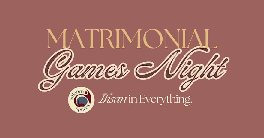 Salaam Spaces Muslim Matrimonial Board Games Night