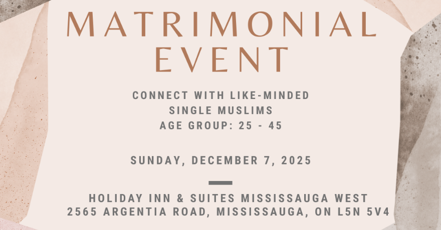 Muslim Mingle Muslim Matrimonial Event