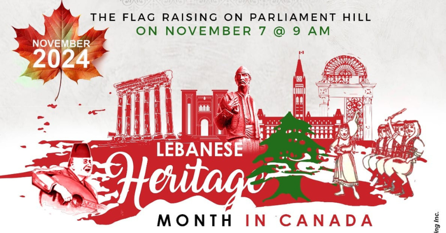 Lebanese Heritage Month in Canada Flag Raising