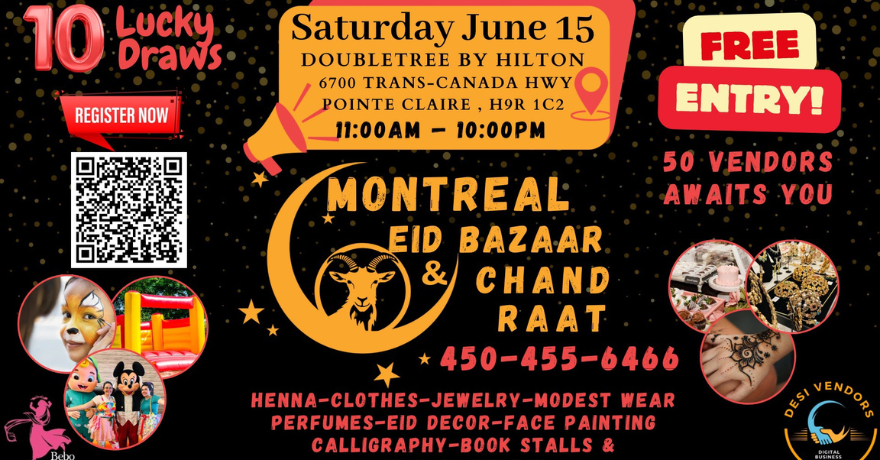 Montreal Eid Bazaar and Chand Raat