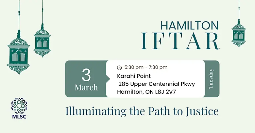 Muslim Legal Support Centre Illuminating the Path to Justice Hamilton Iftar