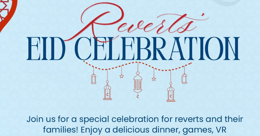 Assunnah Muslim Association Eid Al-Fitr Celebration & Dinner for Reverts to Islam (Register by Mar 20)