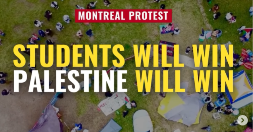 Montreal Protest Palestine Will Win
