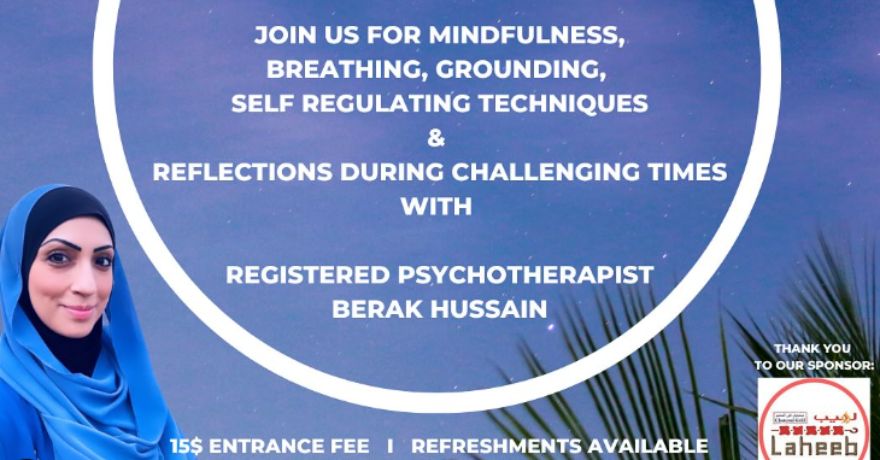 Evening Healing Circle with Registered Psychotherapist Berak Hussain