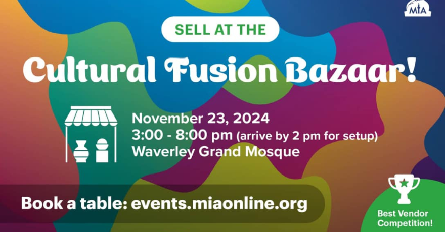 Manitoba Islamic Association Cultural Fusion Bazaar