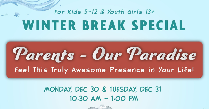 Al Huda Institute Parents Our Paradise Kids 5-12 & Youth Girls 13+