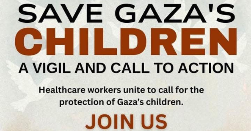 Save Gaza's Children Vigil and Call to Action