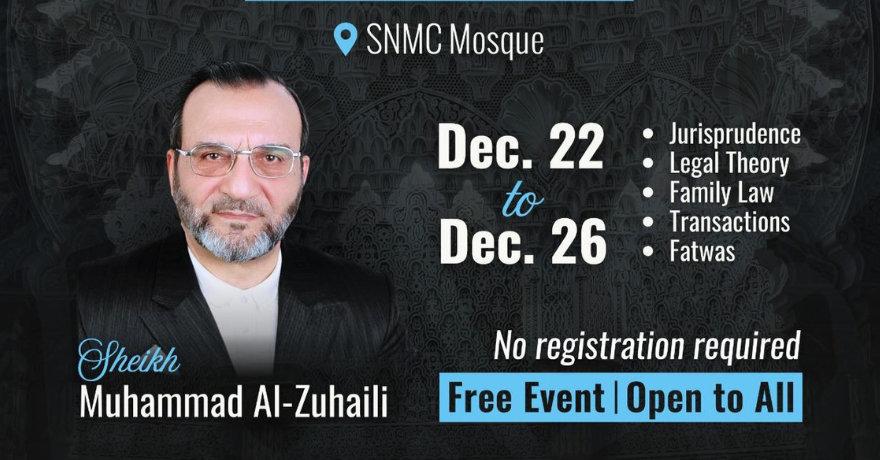 Winter Dawrah 2025 at SNMC with Sheikh Muhammad Al-Zuhaili 