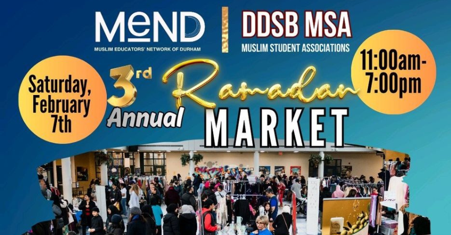Muslim Educators’ Network of Durham (MEND) Ramadan Market