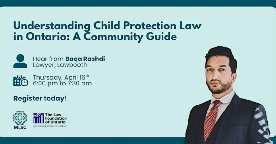 Muslim Legal Support Centre Understanding Child Protection Law in Ontario: A Community Guide