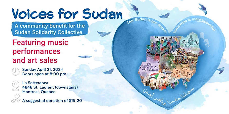 Voices for Sudan: Fundraiser for Sudan Solidarity Collective