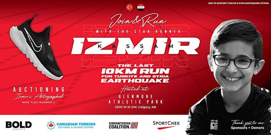 Join and Run With Izmir Kassam Last 10KM Run for Turkiye & Syria Earthquake