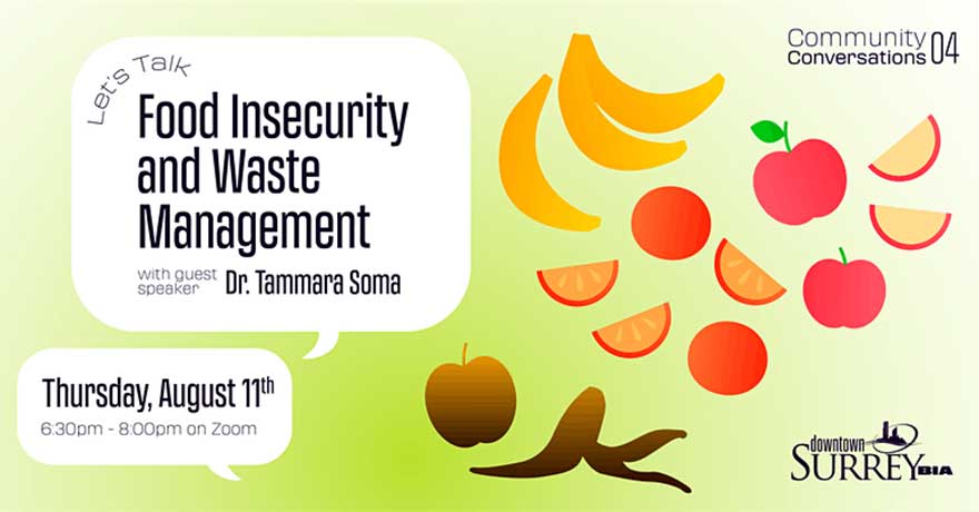 Downtown Surrey Business Improvement Association Food Insecurity and Waste Management with Tammara Soma