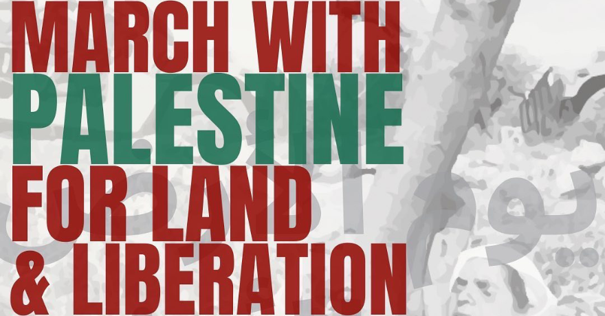 Ottawa Protest Land Day March with Palestine