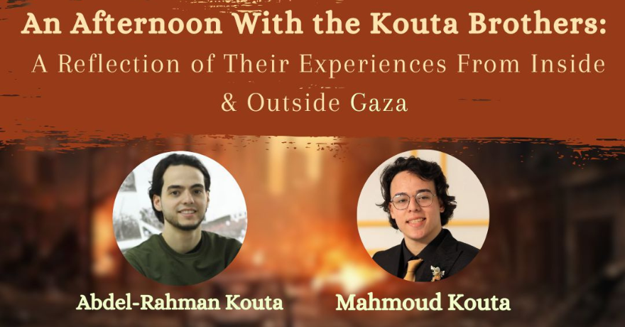 DawaNet An Afternoon with the Kouta Brothers: A Reflection of Their Experiences from Inside and Outside Gaza