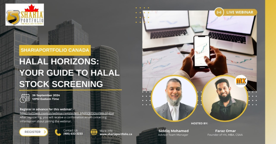 ShariaPortfolio Canada ShariaPortfolio Canada Presents: Unlocking Halal Investments - Exploring the Benefits of a Halal Stock Screener