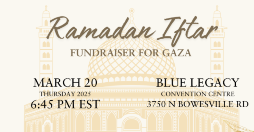 Association of Palestinian Arab Canadians (APAC) Ramadan Iftar Aid for Gaza