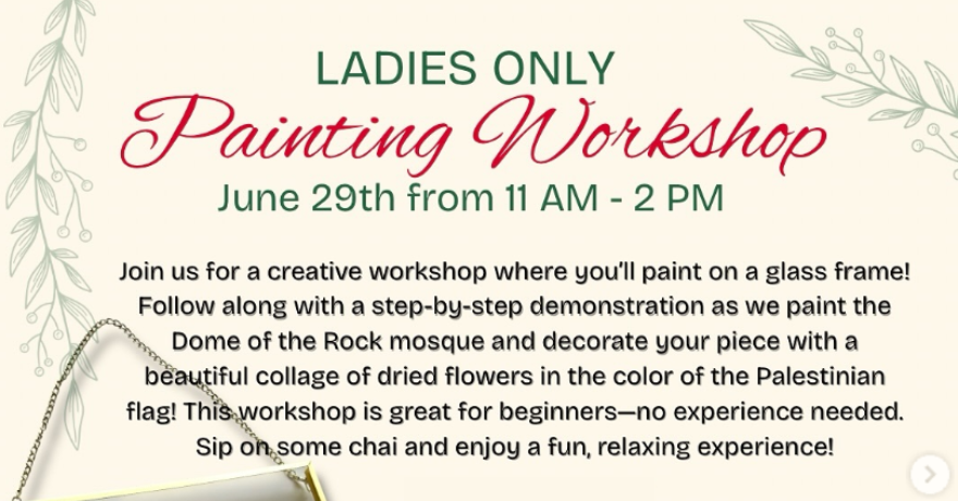 Art By Mariam Ladies Only Paint Night: Dome of the Rock
