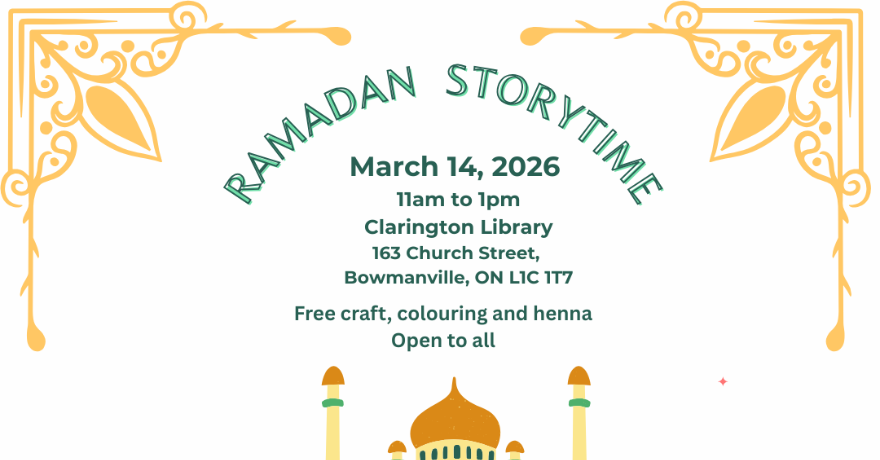 Ramadan Storytime with Clarington Library  