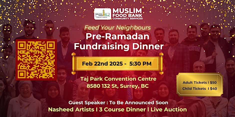 Muslim Food Bank Pre-Ramadan Fundraising Dinner 