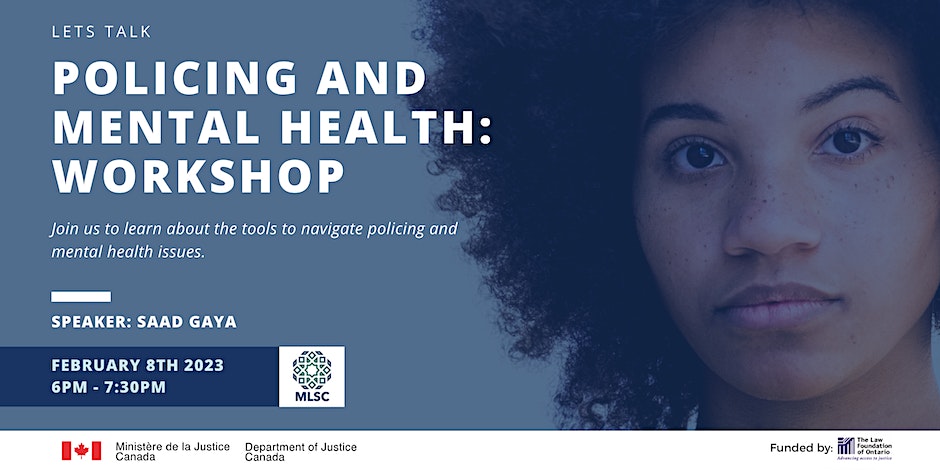 Muslim Legal Support Centre Policing and Mental Health Workshop