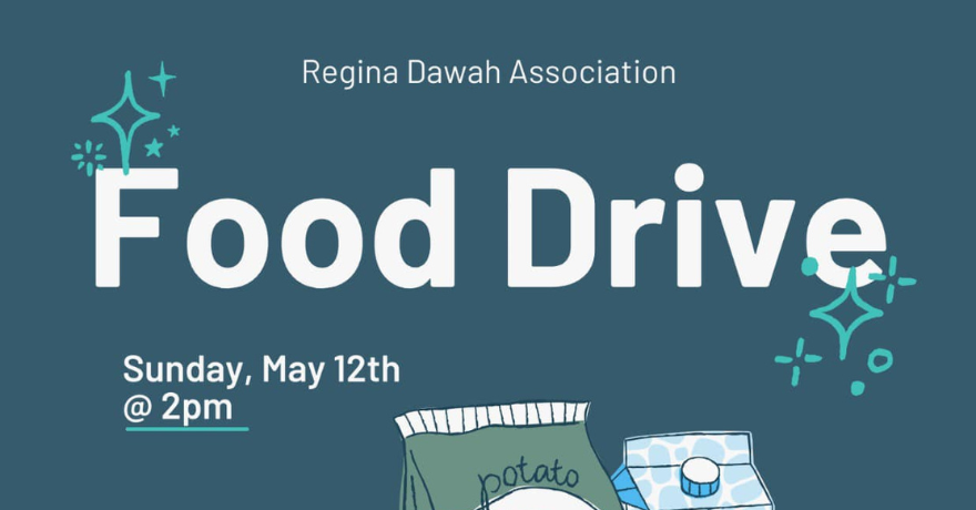 Regina Dawah Association Food Drive