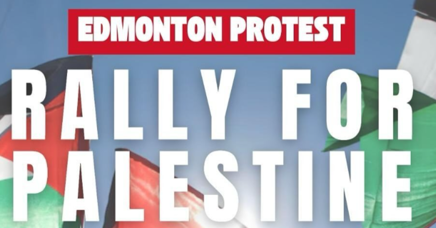 Edmonton Protest Rally for Palestine