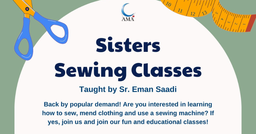 Assunnah Muslim Association Sisters Sewing Class (4 Sessions)