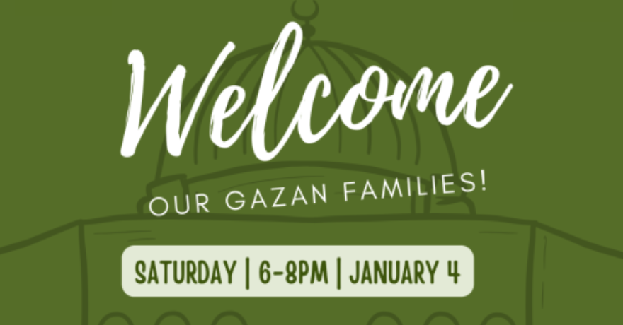 Kanata Muslim Association Welcome Our Gazan Families Dinner