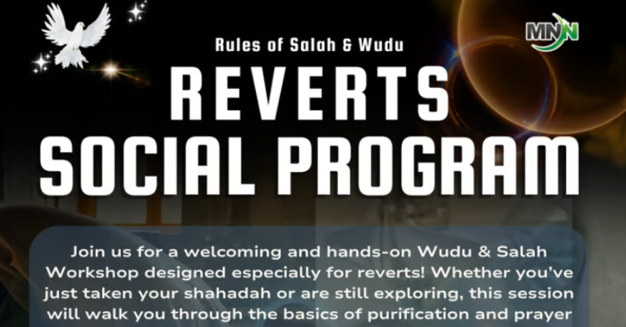 Muslim Neighbour Nexus Wudu and Salah Workshop for Reverts