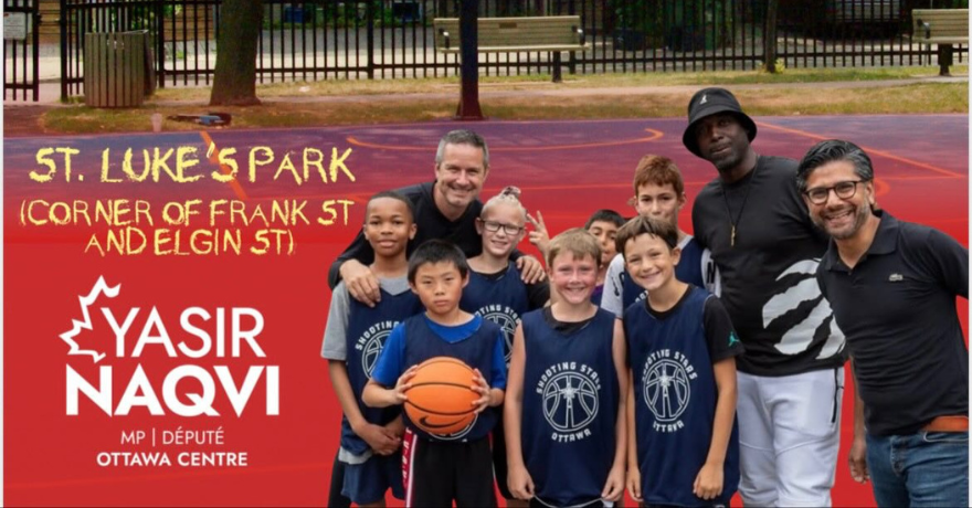 Ottawa Centre Basketball Cup & Community BBQ with MP Yasir Naqvi