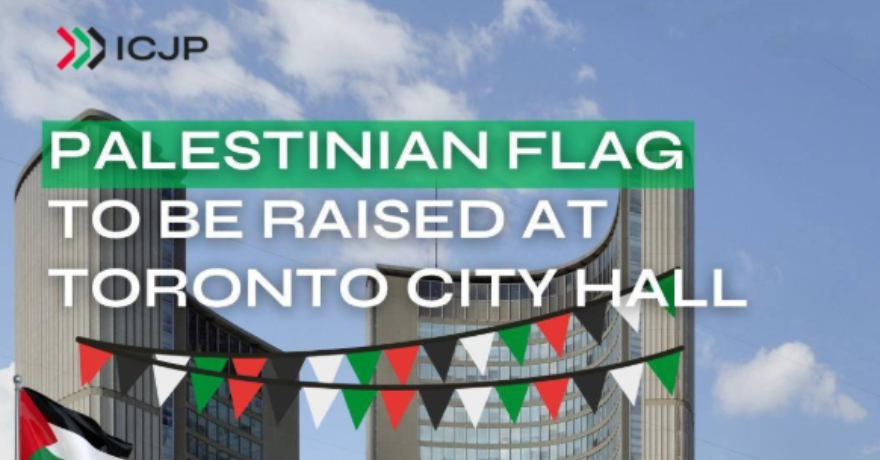 Toronto Palestine Independence Day Flag Raising