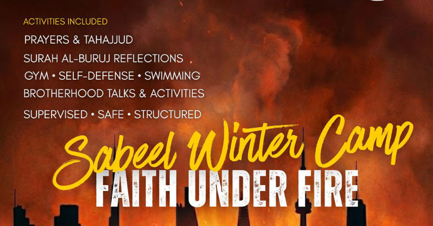 Sabeel Winter Camp Faith Under Fire (Brothers 17 and Up)