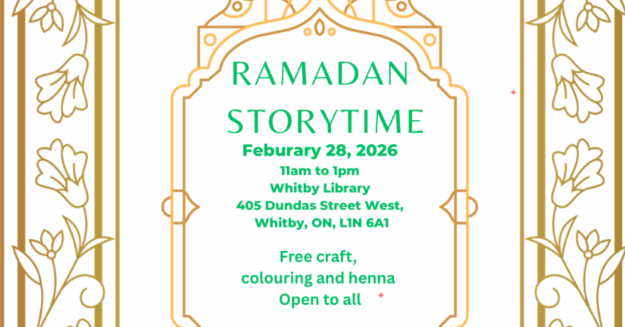 Ramadan Storytime with Whitby Library  