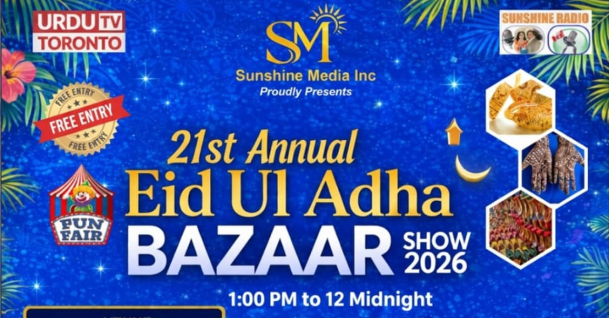 EID AL ADHA BAZAAR @ Ikon Event Space Mississauga  amay 24, 25 26